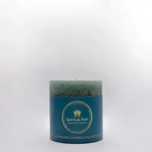 Κερί Πράσινος Κορμός μεσαίου μεγέθους για προσέλκυση χρήματος και αφθονίας