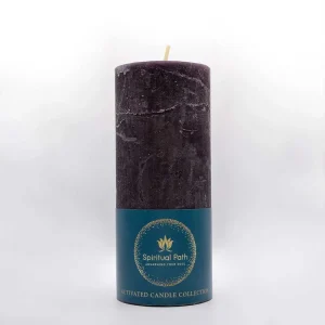 Κερί μωβ κορμός μεγάλου μεγέθους για έρωτα και πάθος